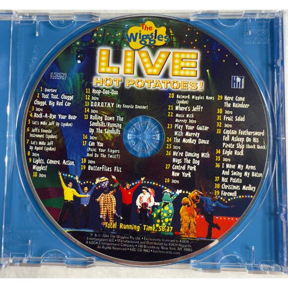 The Wiggles – Live Hot Potatoes! CD 2004 Koch Records Kids Music Family Songs - Picture 5 of 7